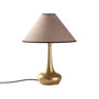Opviq Luna - 15257 Lámpara de Mesa Dorado y Marrón Claro